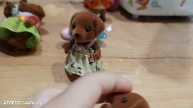 Собаки sylvanian families и домик своими руками