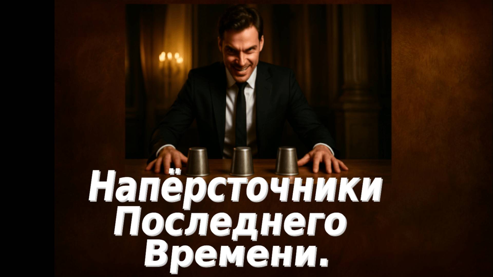 Напёрсточники последнего времени.