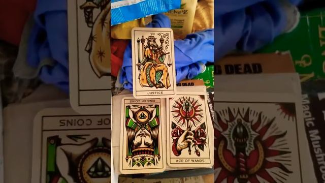 Tattoo tarot morning! The cards speak for themselves.