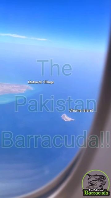 View Of Fishing Spots, Mubarak Village And Churna Island by Aircraft!!