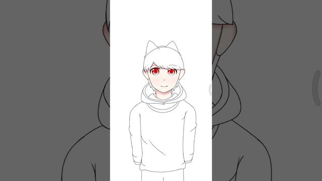 SPEED PAINT IMERURA KUCING CHARA ANIME VERSION (IBIS PAINT X)