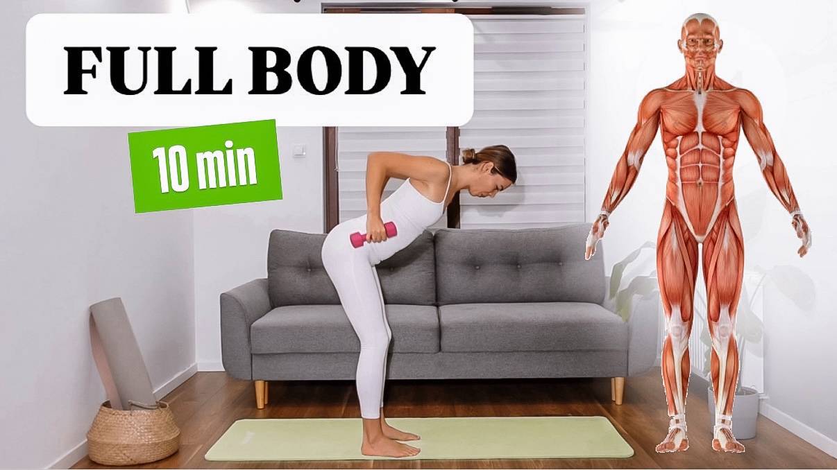 10 MINUTES FULL BODY AT HOME // NO EQUIPMENT