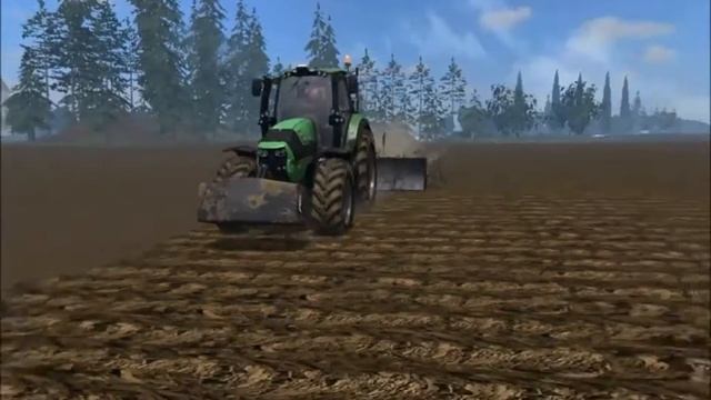FARMING SIMULATOR 15 - DEUTZ FAHR TTV 6190 + LIVELLA MIGLIAVACCA BY FABIAN MODDING