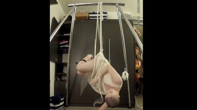 Shibari Rope Self-Suspension Booty Basket with Transitions