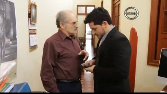 Luis Fabian en escena Gritando Saqueo - Goleadores- Capitulo 9