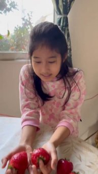 Strawberry is rich in Vitamins C and antioxidants and good for the kids