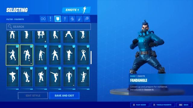 FORTNITE PROFESSOR SLURPO w/ ALL POPULAR DANCE EMOTES