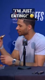 “Don’t do this again, bro” - Jalen Brunson was NOT okay with Josh Hart’s postgame meal! 😂 | #Shorts