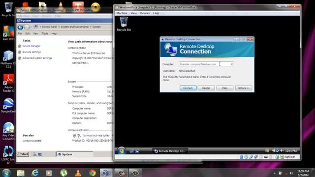 Activate Remote Desktop on Windows Server 2008