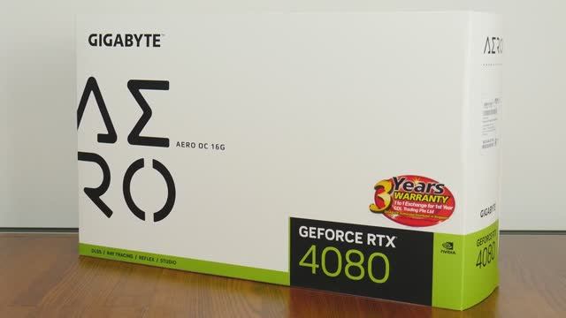 Gigabyte GeForce RTX 4080 16GB AERO OC - распаковка и обзор видеокарты