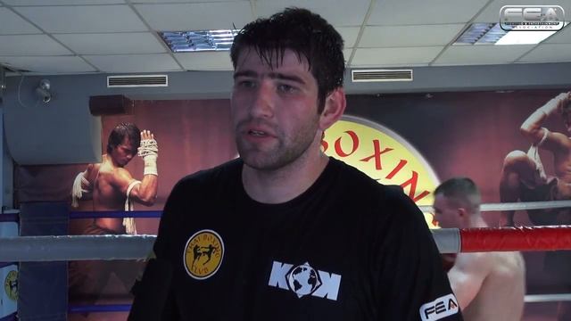 Maxim Bolotov подготовка к поединку на KOK WGP 2014 in CHISINAU.
