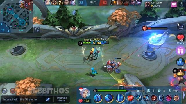 Fast Hand Ling Monster 16 Kill - Top Global Ling by Just Garr - MLBB