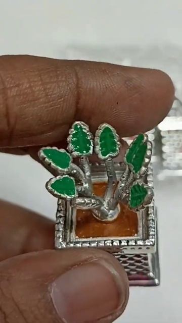 999 Silver products.....Tulsi With Maadam.....