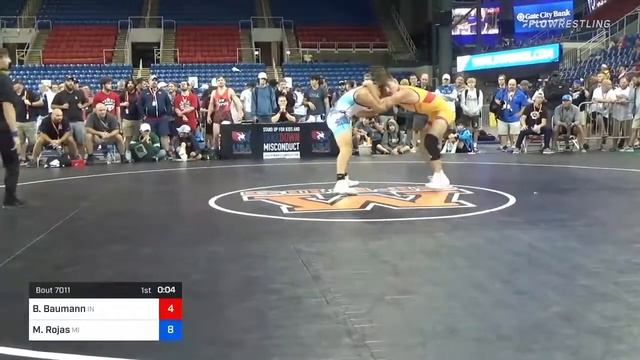 170 Lbs Semifinal - Brody Baumann, Indiana Vs Manuel Rojas, Michigan 9370