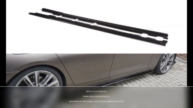 Maxton Design Bmw 6 Serie Gran Coupe Standaard Spoiler Voorspoiler Splitter Sideskirt