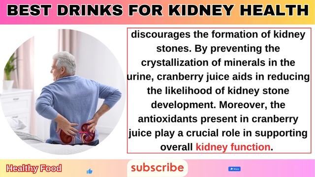 DRINK IT! BEST Natural Drinks for your Kidney Health | Healthy Food