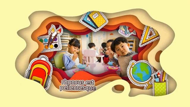 Kids Paper Cut Slideshow / Videohive, After effects project files, Video displays, Kids
