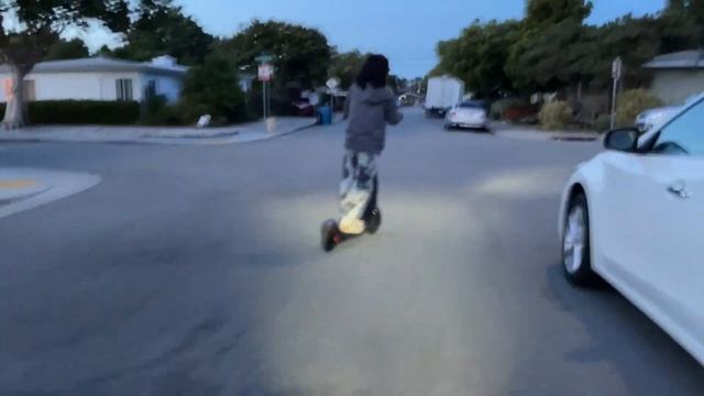 Bugatti Scooter Ride Demo