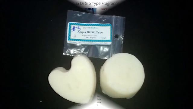 Hot process soap Testing fragrance from Saffire blue