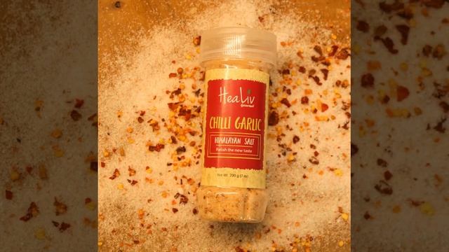 Healiv Himalayan Chilli Garlic Flavored Salt 200g