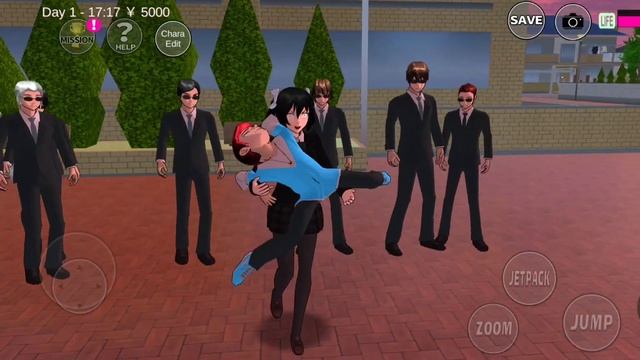 رعب وينزداي ياكوزا الجديد Wednesday Addams Horror inside YAKUZA NEW HOUSE! NEW UPDATE Sakura School