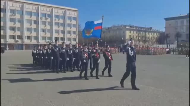Кадеты УИС заняли 1 место на городском смотре строя и песни