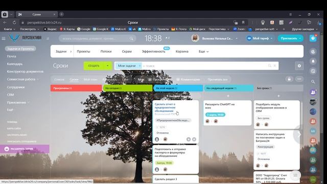 3.2. Режимы отображения задач