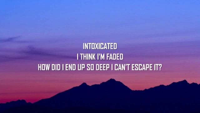 Aaryan Shah – Intoxicated (Lyrics) | "for you, i left my love, i left my home"