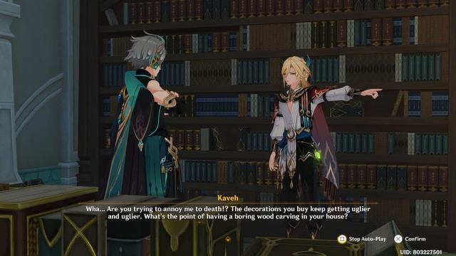 KAVEH ALHAITHAM LOVERS QUARREL Genshin Impact CUTSCENE