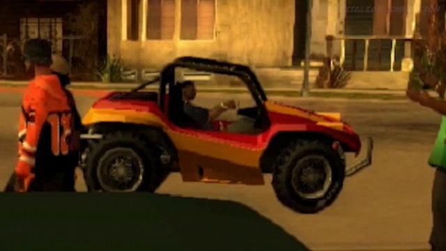 NPC Steals CJ's Car - GTA San Andreas