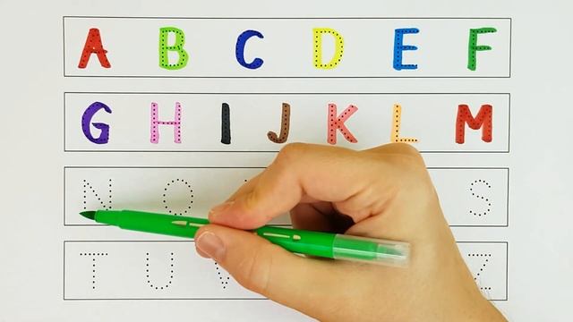 Learn the Letters of the English Alphabet from A to Z
