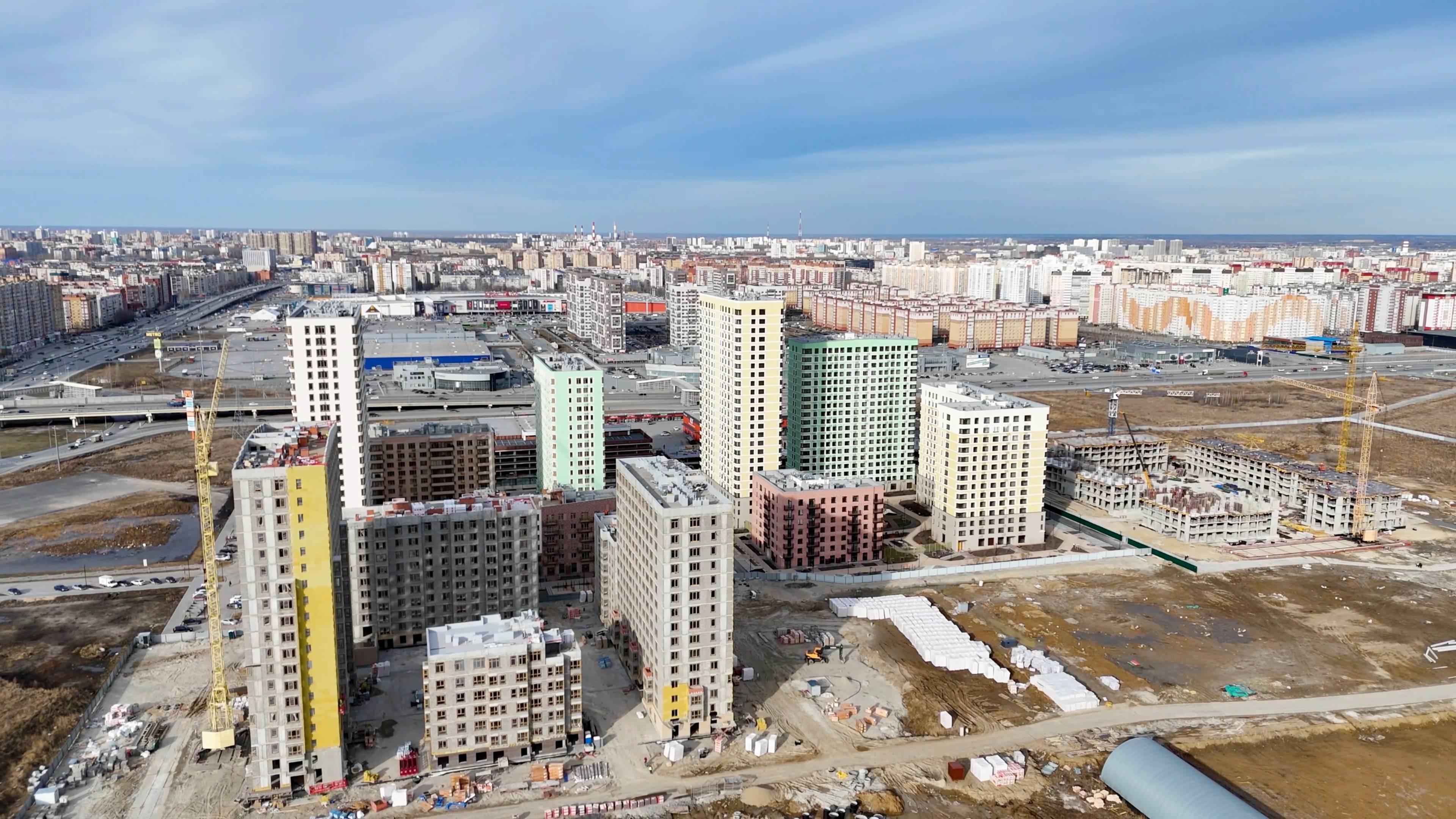Динамика строительства ЖК «Корней» – апрель 2025