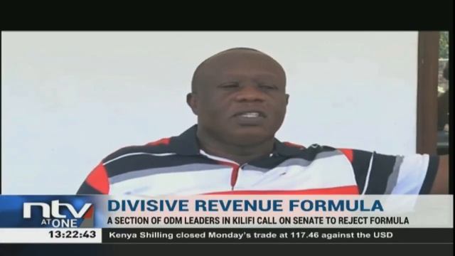Section of ODM leaders in Kilifi want new revenue sharing formula rejected