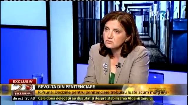 Ministrul Justiţiei, Raluca Prună, Despre Situaţia Din Penitenciare