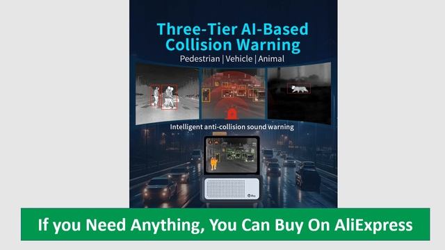 InfiRay NV2 Vehicle Mounted Thermal Imaging Camera for Car Night Vision Sight Driving Camera