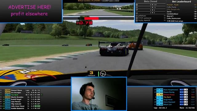 3 classes | 38 cars | no room. Lime Rock Park