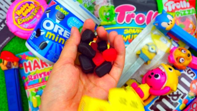 Yummy Candy With OREO, Chupa Chups, Surprise Toys Opening ASMR