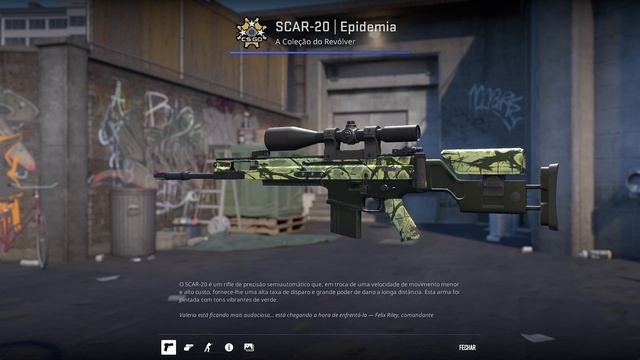Todas as Skins no CS2 - SCAR-20
