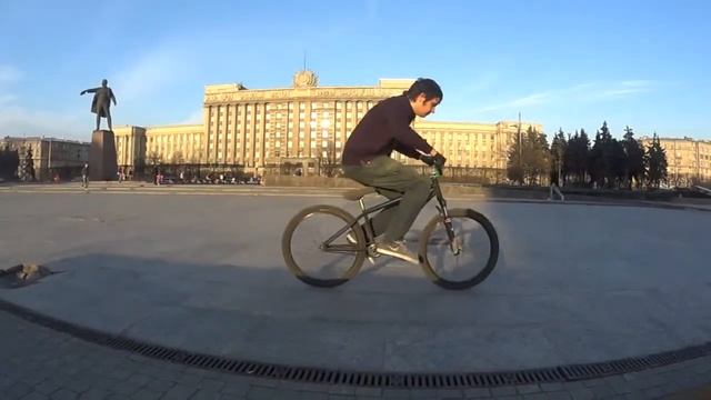 Первые попытки bunny crankflip