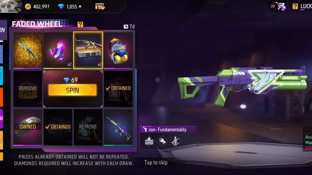 Fundamentality Bizon Gan Skin । Faded Wheel New Event Free Fire । FF Fundamentality Bizon New Event