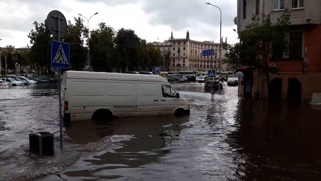 Потоп в Минске 13 июля 2016