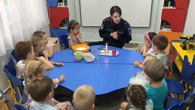 Фрагмент занятия «Чего боится огонь