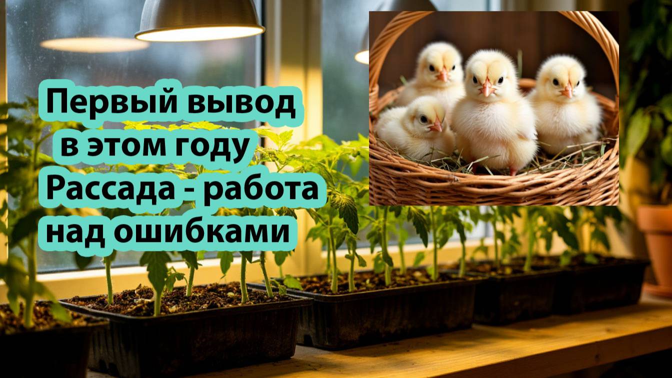 Первый вывод в этом году. Ищу причины гибели рассады