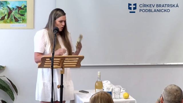 CB Podblanicko - bohoslužba 26.5.2024 Kázání: Eva Saturková