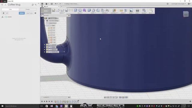 Fusion 360 Timelapse: Modelling a Coffee Mug for 3D Printing