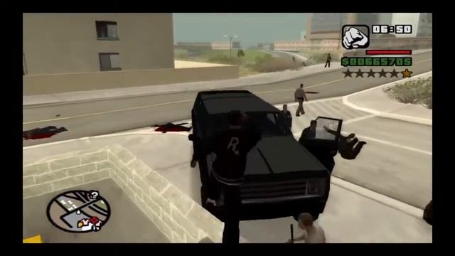 GTA San Andreas   FBI Agents carjack Each Other