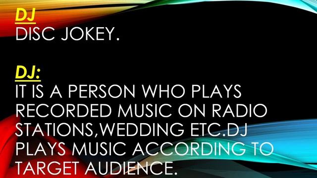 Full form of DJ || What is DJ?(Urdu/Hindi) by Easy Learning 700