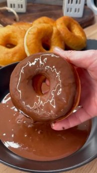 Рецепт на моем канале #выпечка #лёгкийрецепт #пончики