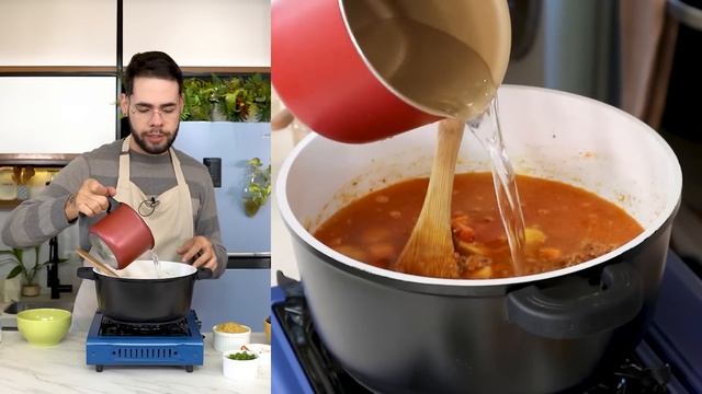 RECEITA ESPECIAL PARA O INVERNO | SOPA DE MACARRÃO COM CARNE MOÍDA  DELICIOSA