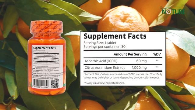 วิตามินซี สารสกัดจากซิตรัส 1000 มก Vitamin C Citrus Extract 1000 mg เดอะเนเจอร์ The Nature